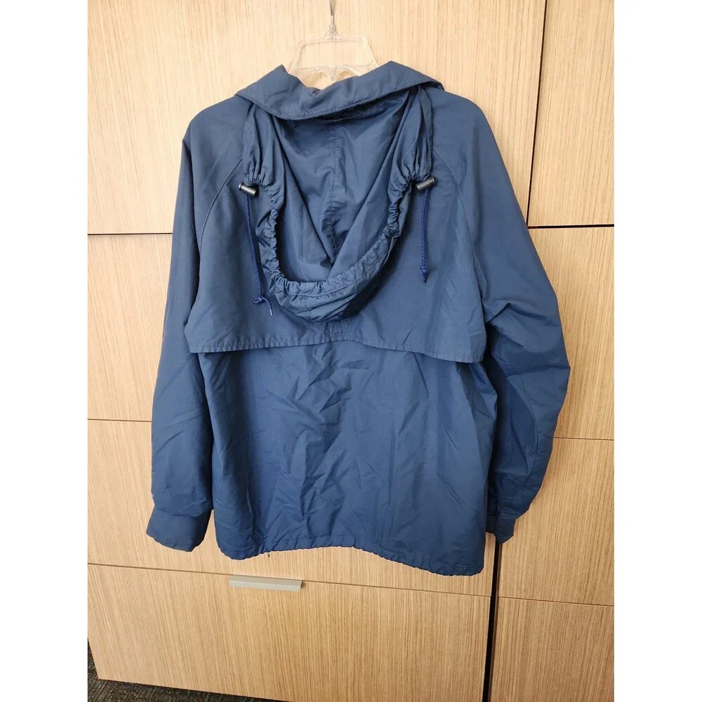 Helly Hansen Women's Dark Blue Full-Zip Windbreaker-style Jacket Size L